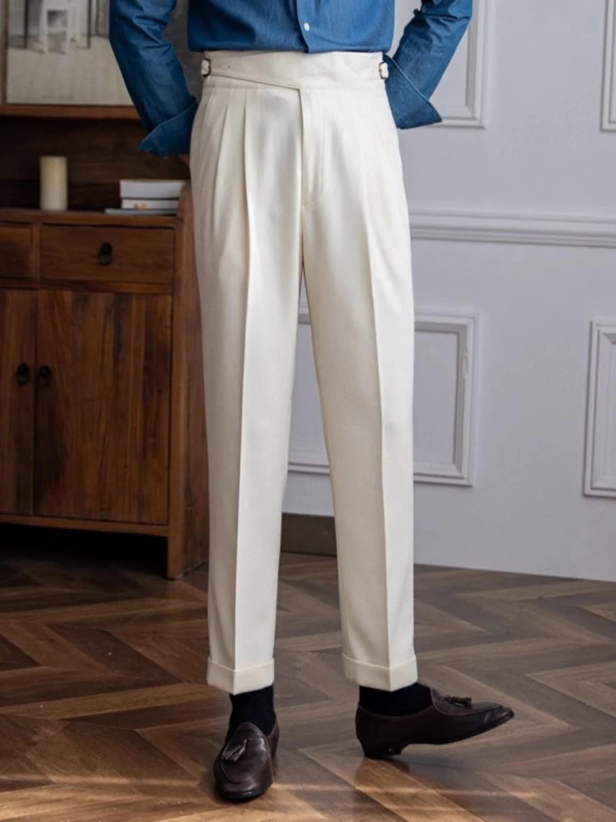 Bhagavan® | MV Italian Style Classic Trousers - Image 2