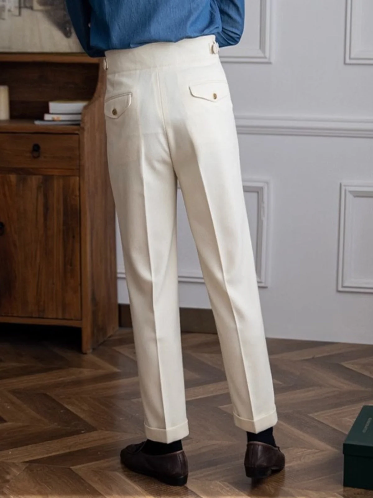 Bhagavan® | MV Italian Style Classic Trousers - Image 4