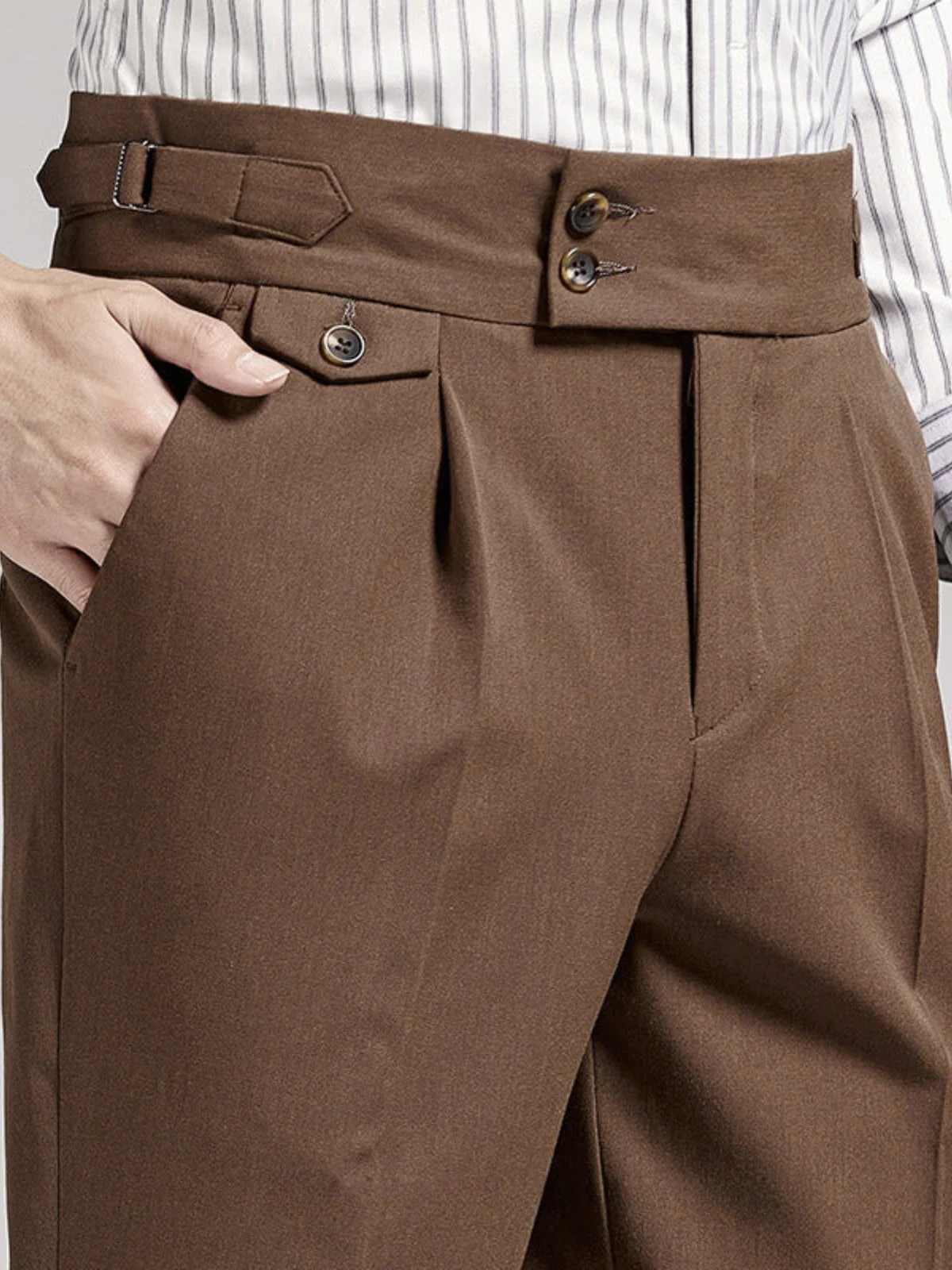 Bhakti® | MV Naples Wrinkle Free High-Waist Trousers - Image 7