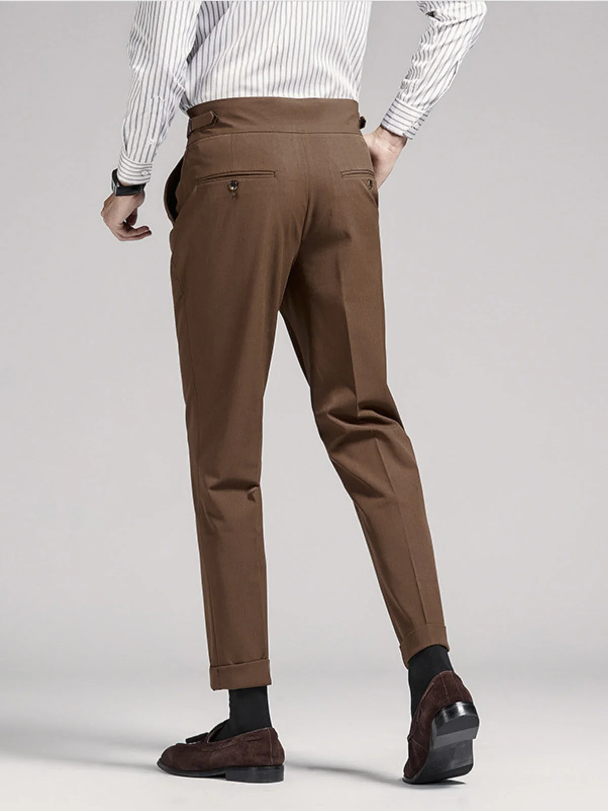 Bhakti® | MV Naples Wrinkle Free High-Waist Trousers - Image 8