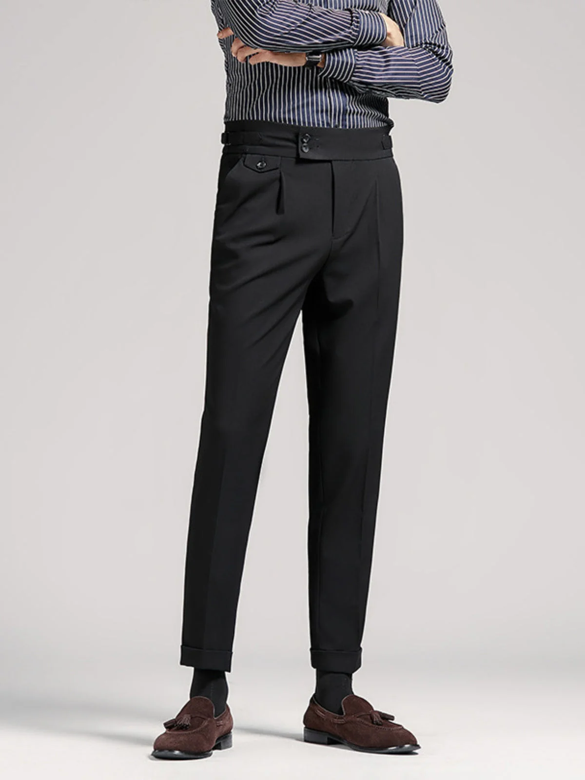 Bhakti® | MV Naples Wrinkle Free High-Waist Trousers - Image 9