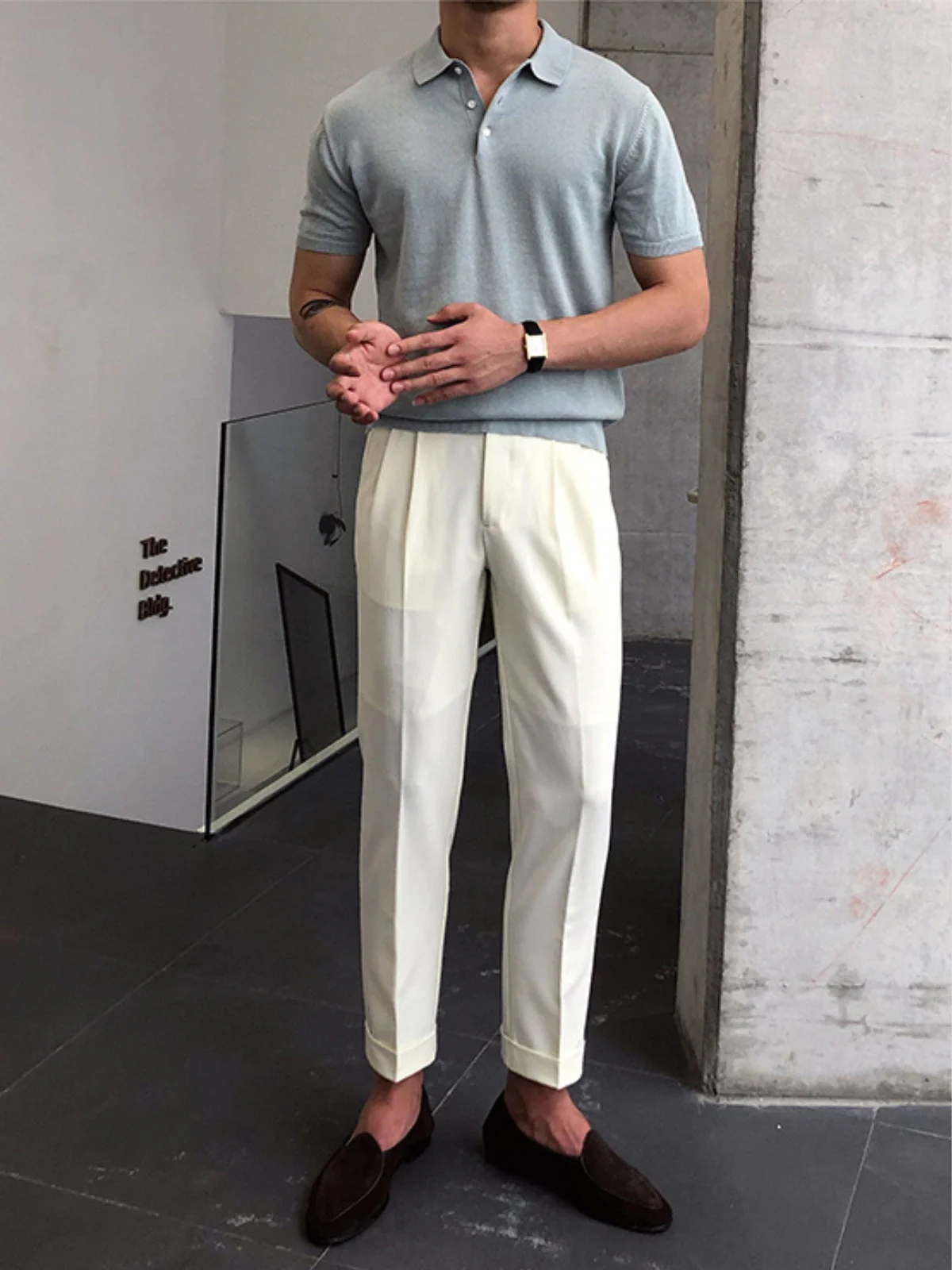 Bhaltair® | MV Old Money Cotton Polo Shirt - Image 3