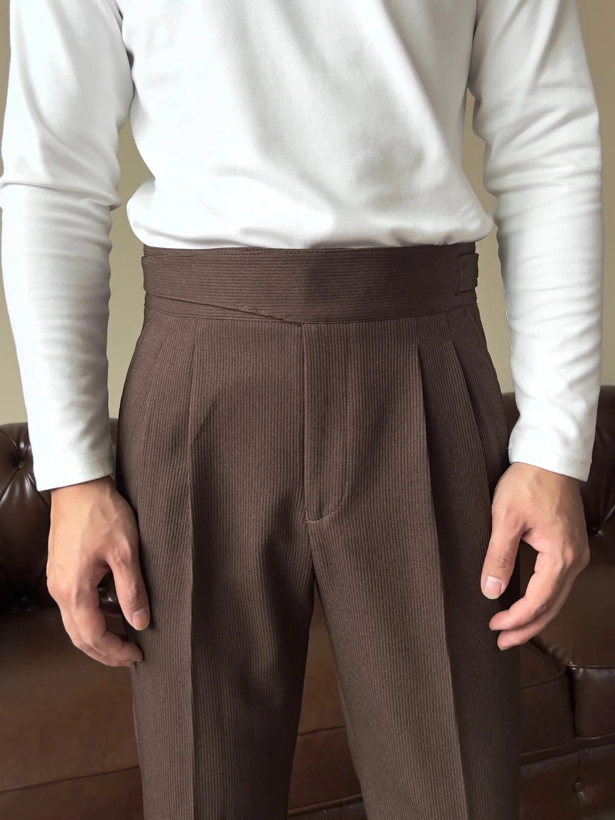 Bhanu® | MV Old Money High Waist Gurkha Trousers - Image 6