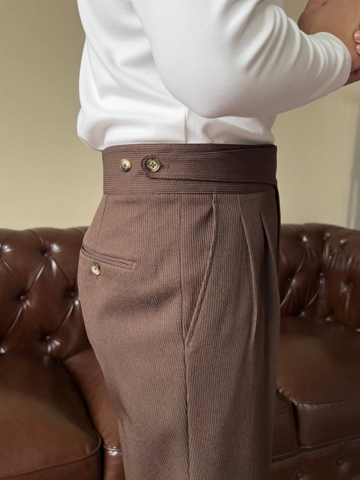 Bhanu® | MV Old Money High Waist Gurkha Trousers - Image 7