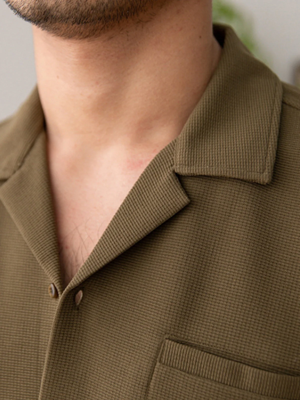 Bharani® | MV Old Money Knitted Cuban Collar Shirt - Image 4