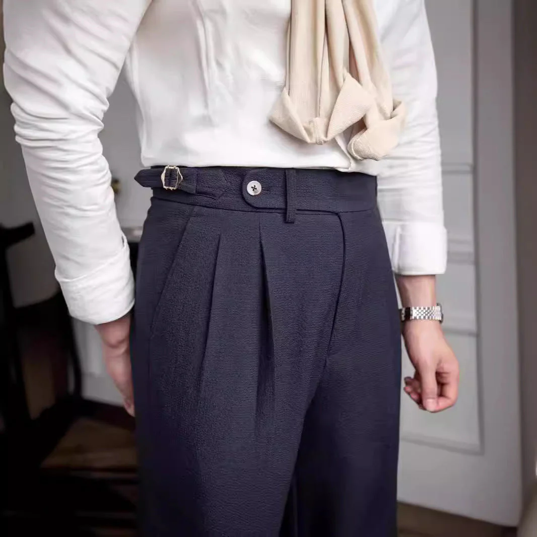 Bharata® | MV Old Money Naples Mid-Waist Trousers - Image 3