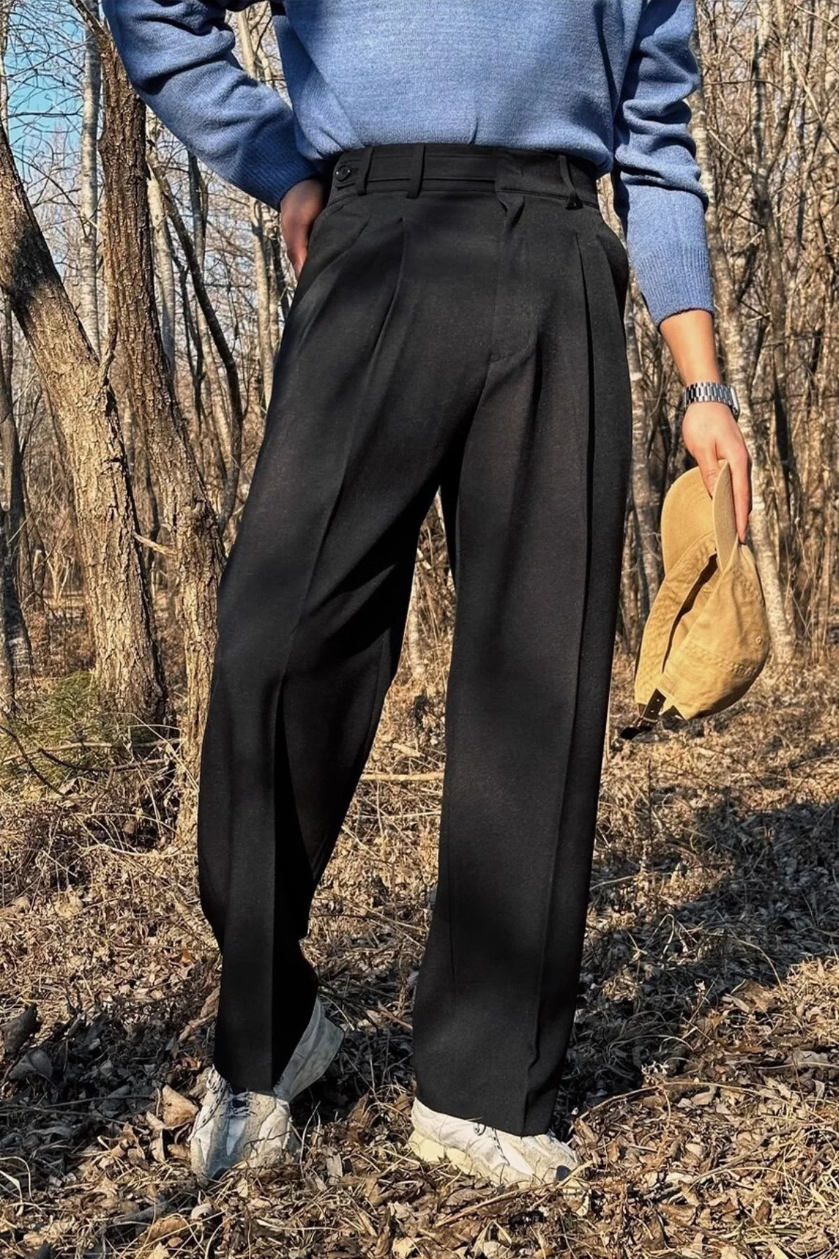 Bhavin® | MV Paris Buckle High-Waisted Suit Trousers - Image 4