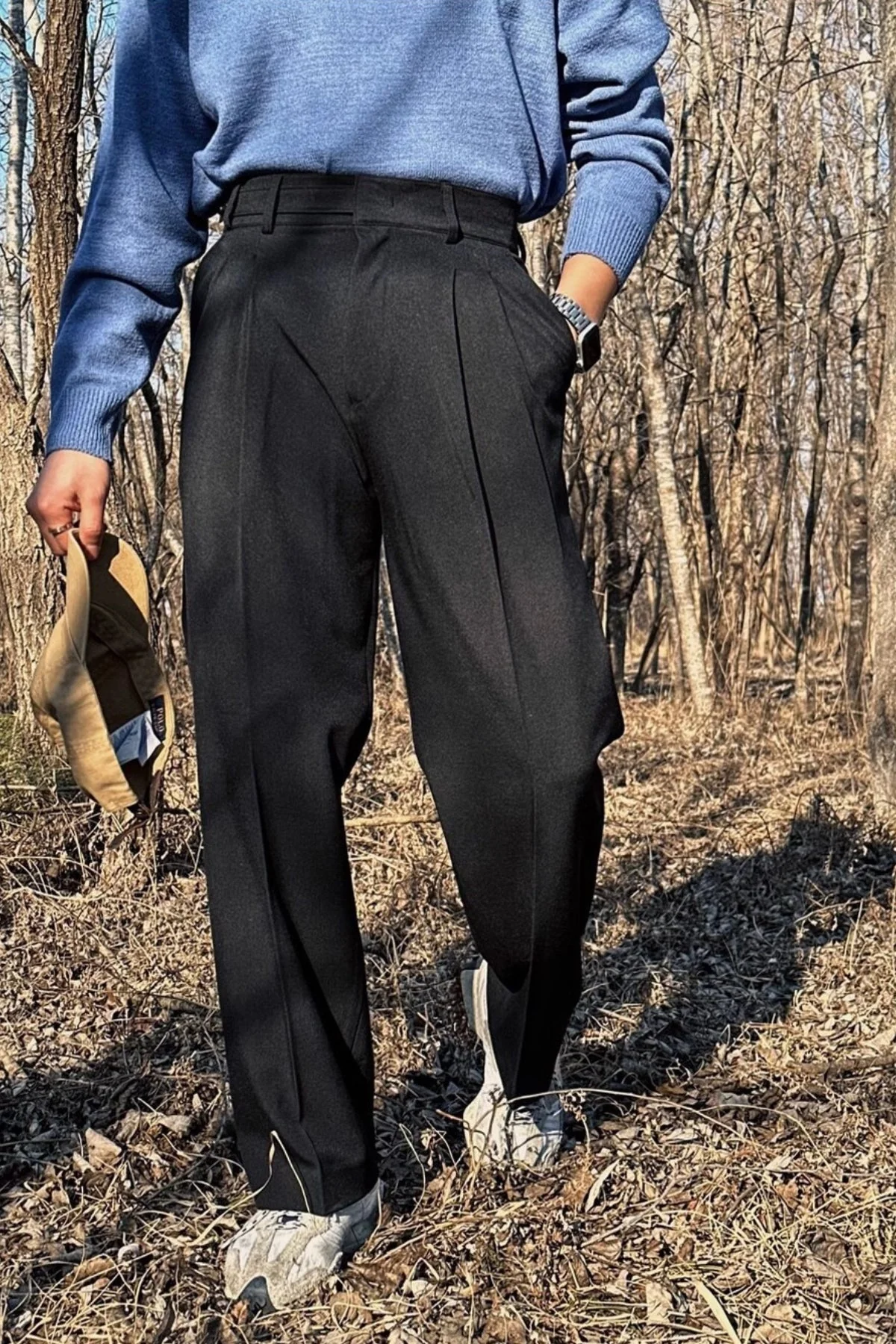 Bhavin® | MV Paris Buckle High-Waisted Suit Trousers - Image 5