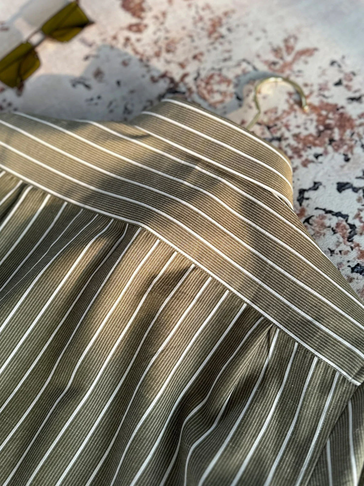 BhojĀ® | MV Retro Italian Striped Slim Shirt - Image 6