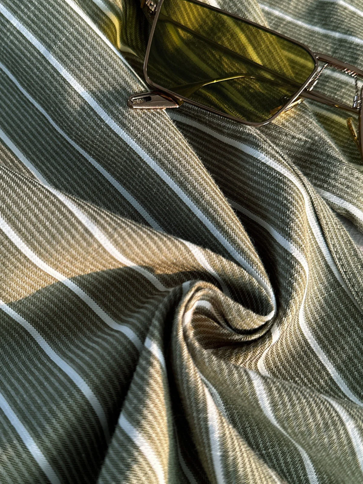 BhojĀ® | MV Retro Italian Striped Slim Shirt - Image 7