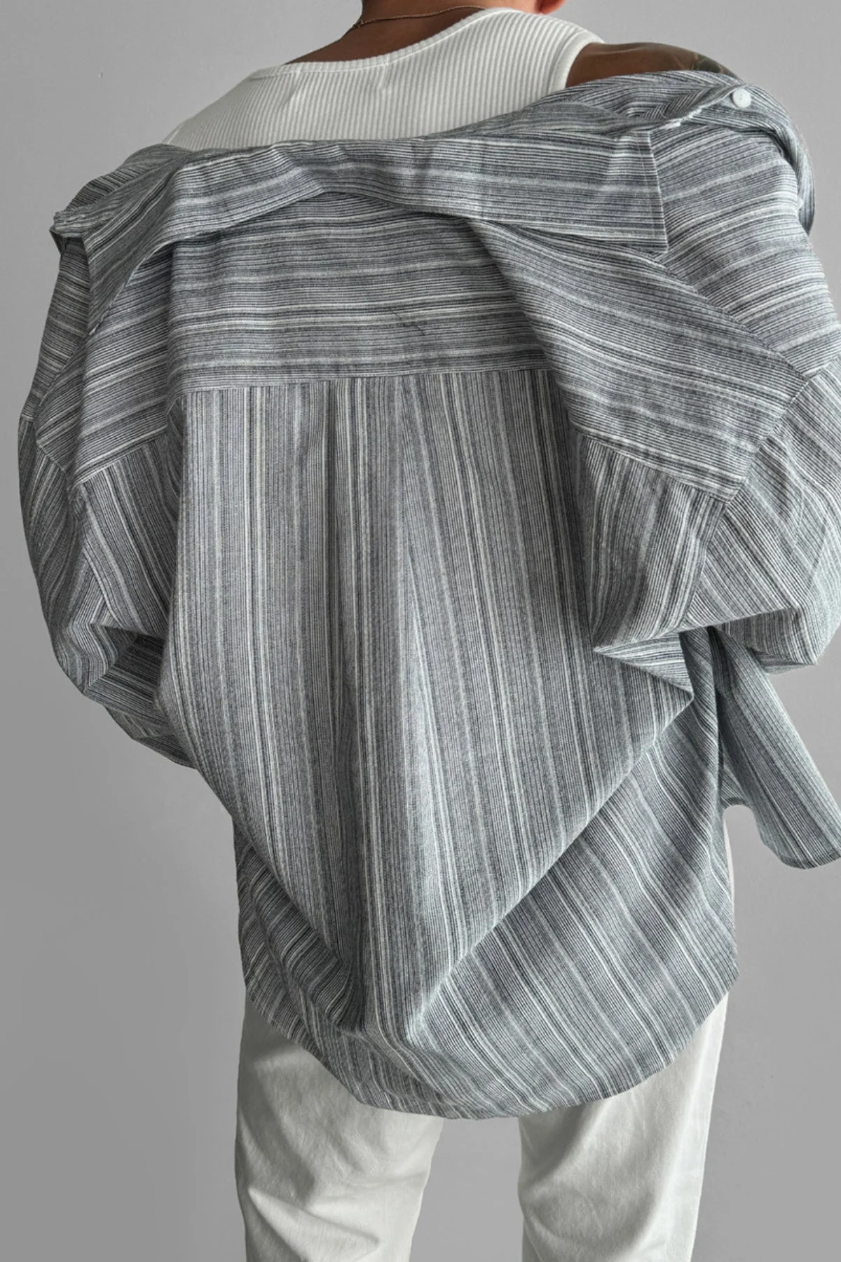 Bhoncie® | MV Striped Non-Iron Sun Protection Shirt - Image 11