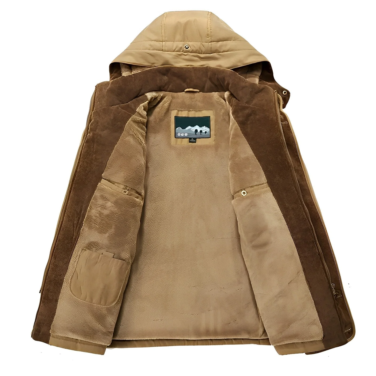 Biel | Classic winter coat with stand-up collar - Image 5