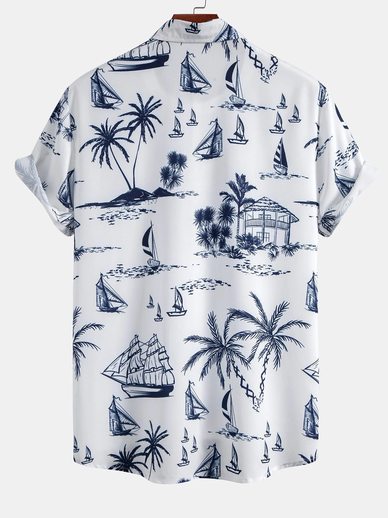 BillĀ® | Island Sailing Print Button Up Shirt & Swim Shorts - Image 5