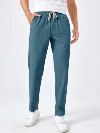 Blair® | Basics Plain Cotton Trousers For Men - Image 4