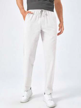 Blair® | Basics Plain Cotton Trousers For Men - Image 5