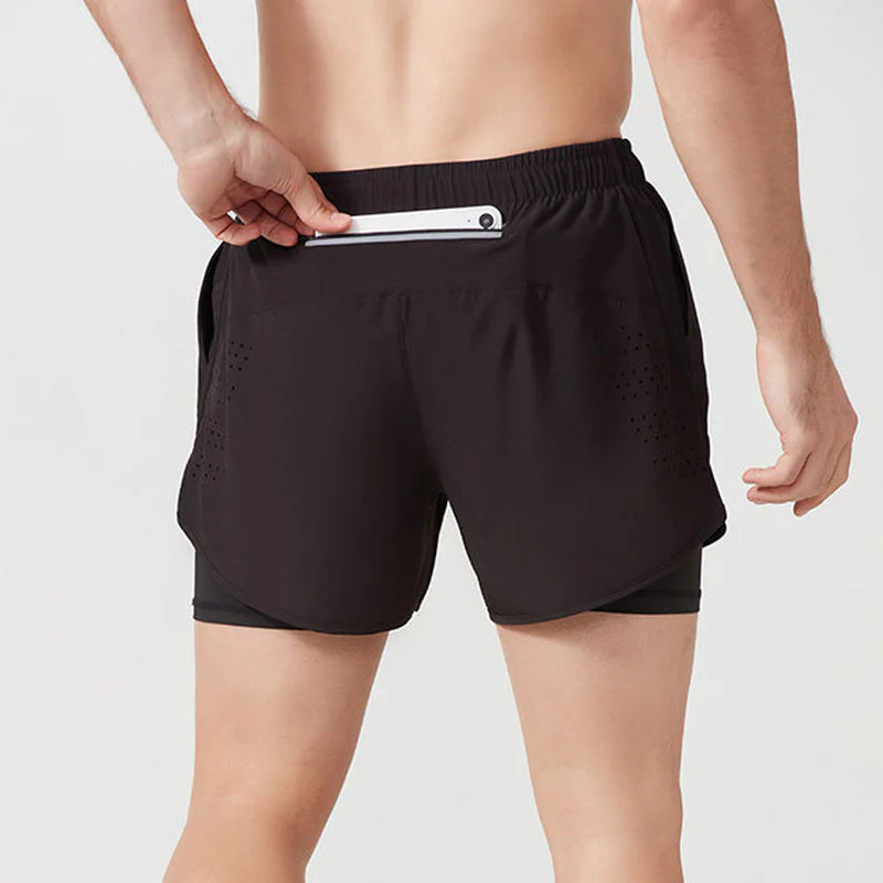 Blaise® | Breathable Double Layer Sports Shorts - Image 2