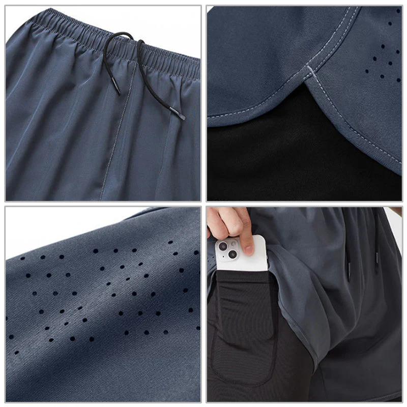 Blaise® | Breathable Double Layer Sports Shorts - Image 4