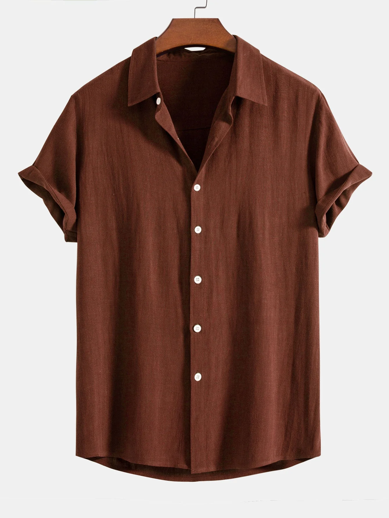 Blake® | Linen Rayon Blend Button Up Shirt - Image 10