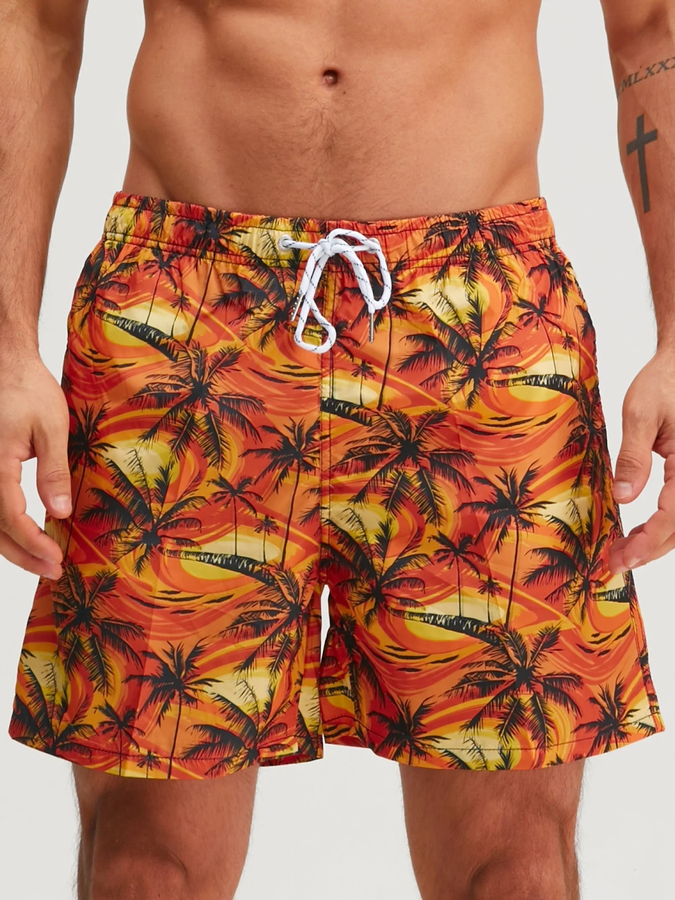 Blas® | Palm Tree Print Swim Shorts - Image 3