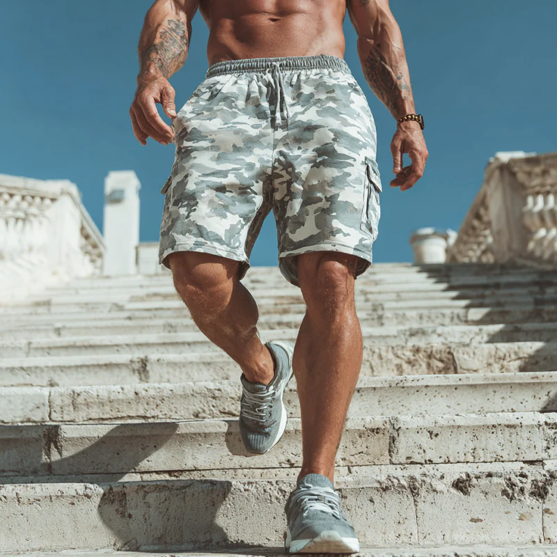 Bob | Men'S Camouflage Drawstring Shorts - Image 2