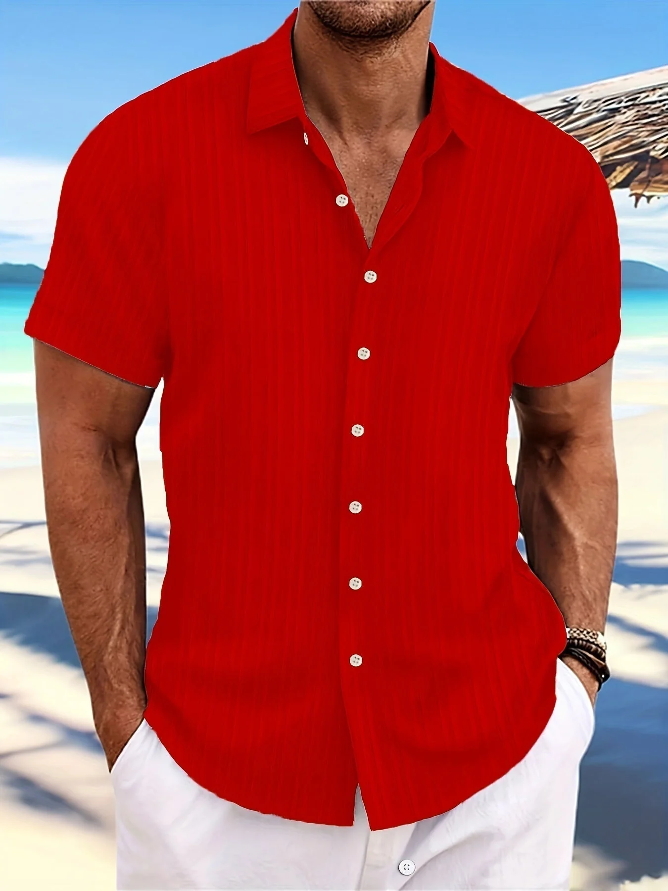 Boniface® | Stylish Shirt With Loose Stripes - Image 5
