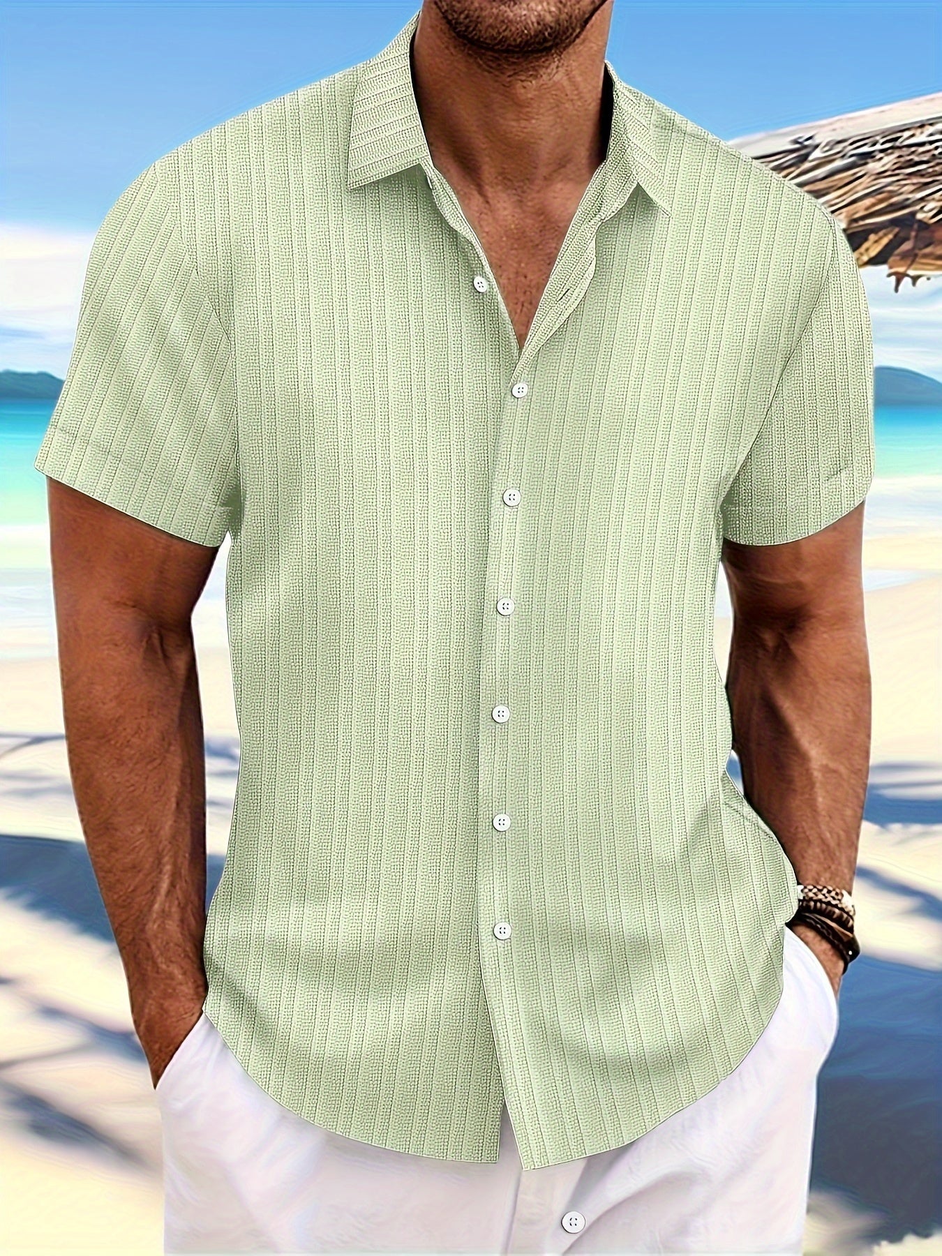 Boniface® | Stylish Shirt With Loose Stripes - Image 8