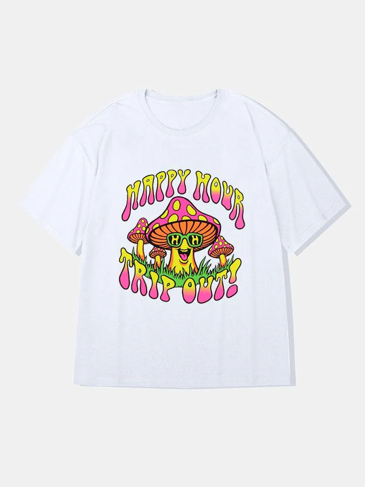 Bonifacio® | Colorful Mushroom Graphic T-Shirts - Image 2