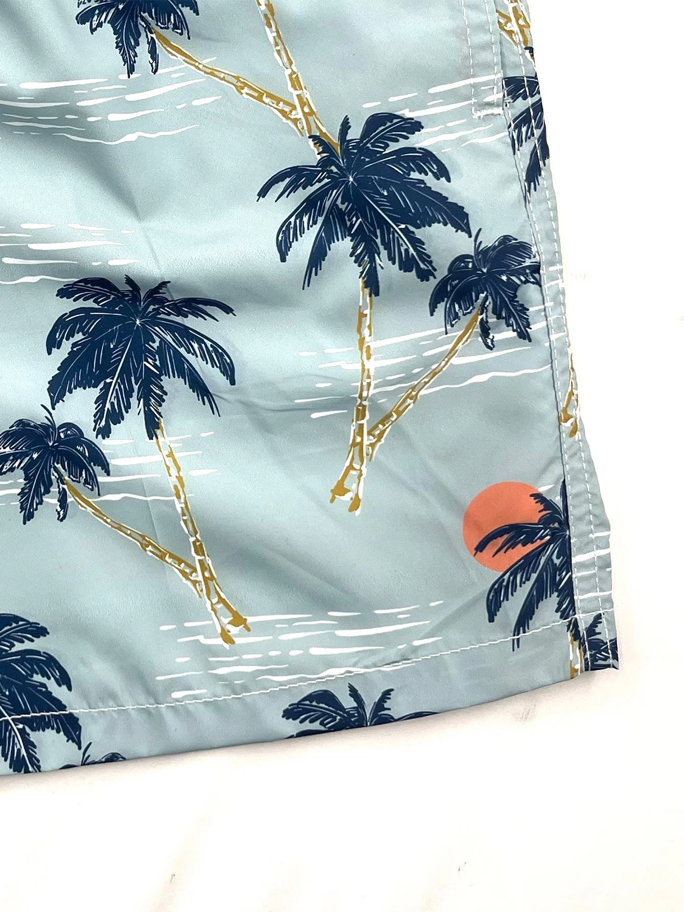 Bonifacio® | Palm Tree Sunset Print Swim Shorts - Image 9