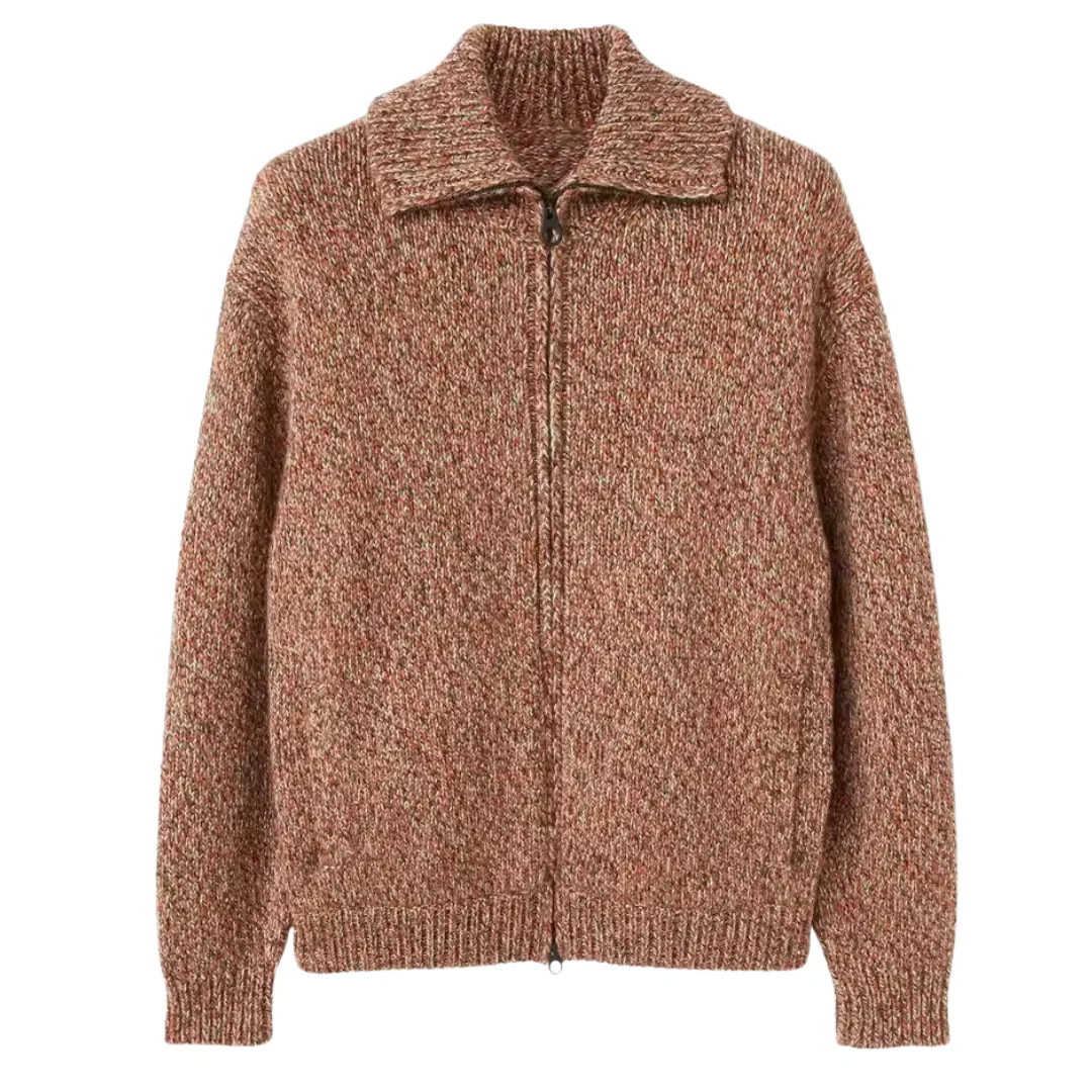 Booker | ALPACA WOOL ZIP-UP BOMBER JACKET