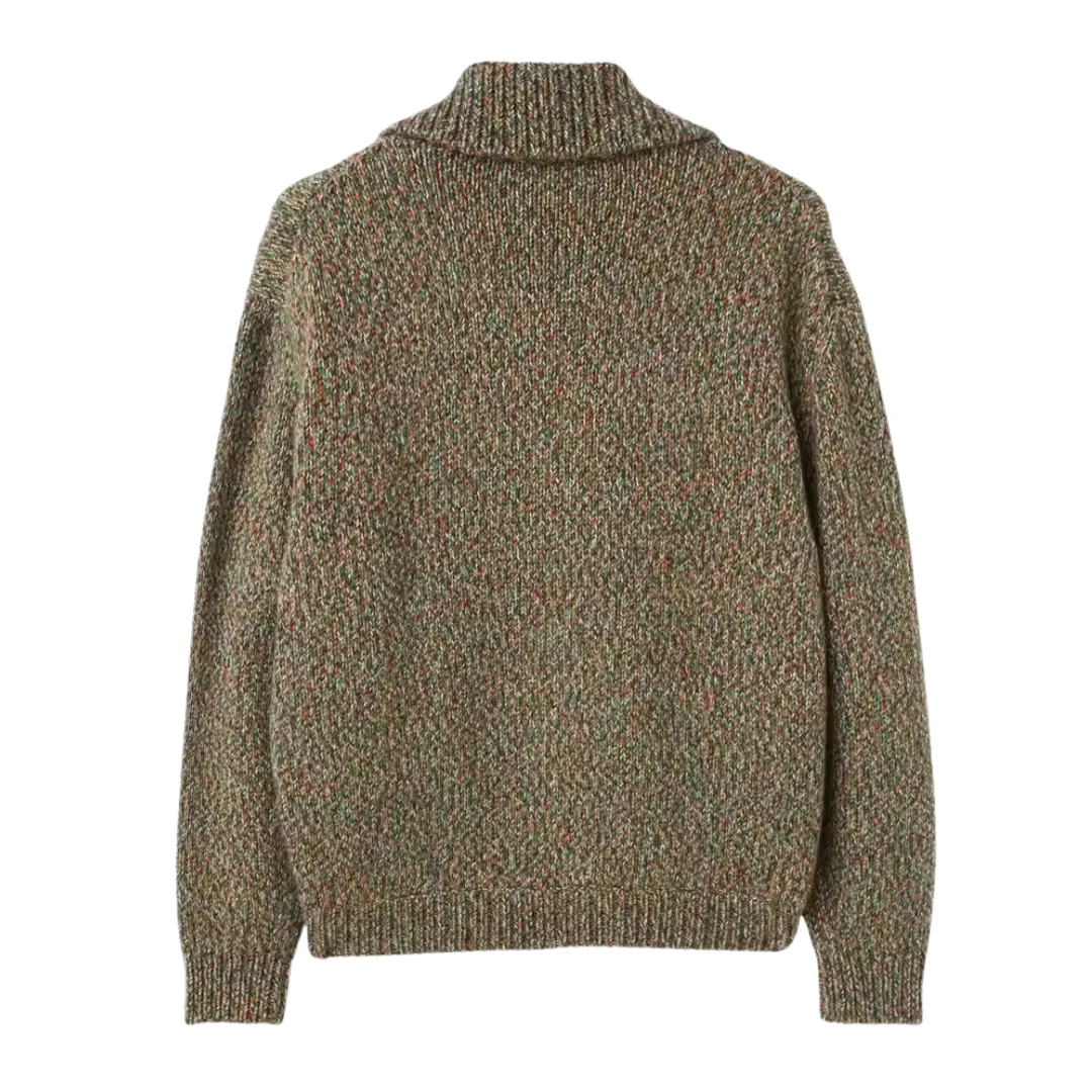 Booker | ALPACA WOOL ZIP-UP BOMBER JACKET - Image 4