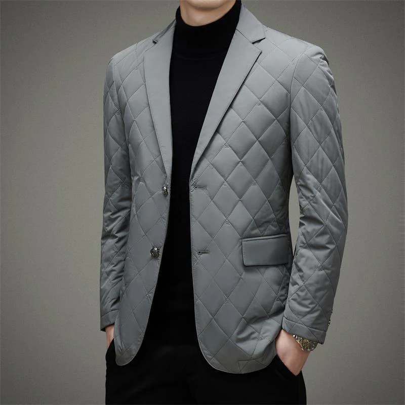Borja® | Monogram Down Blazer - Image 4