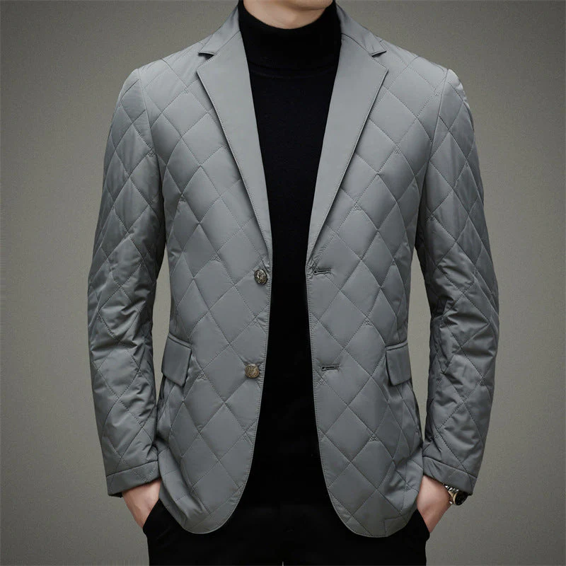 Borja® | Monogram Down Blazer - Image 5