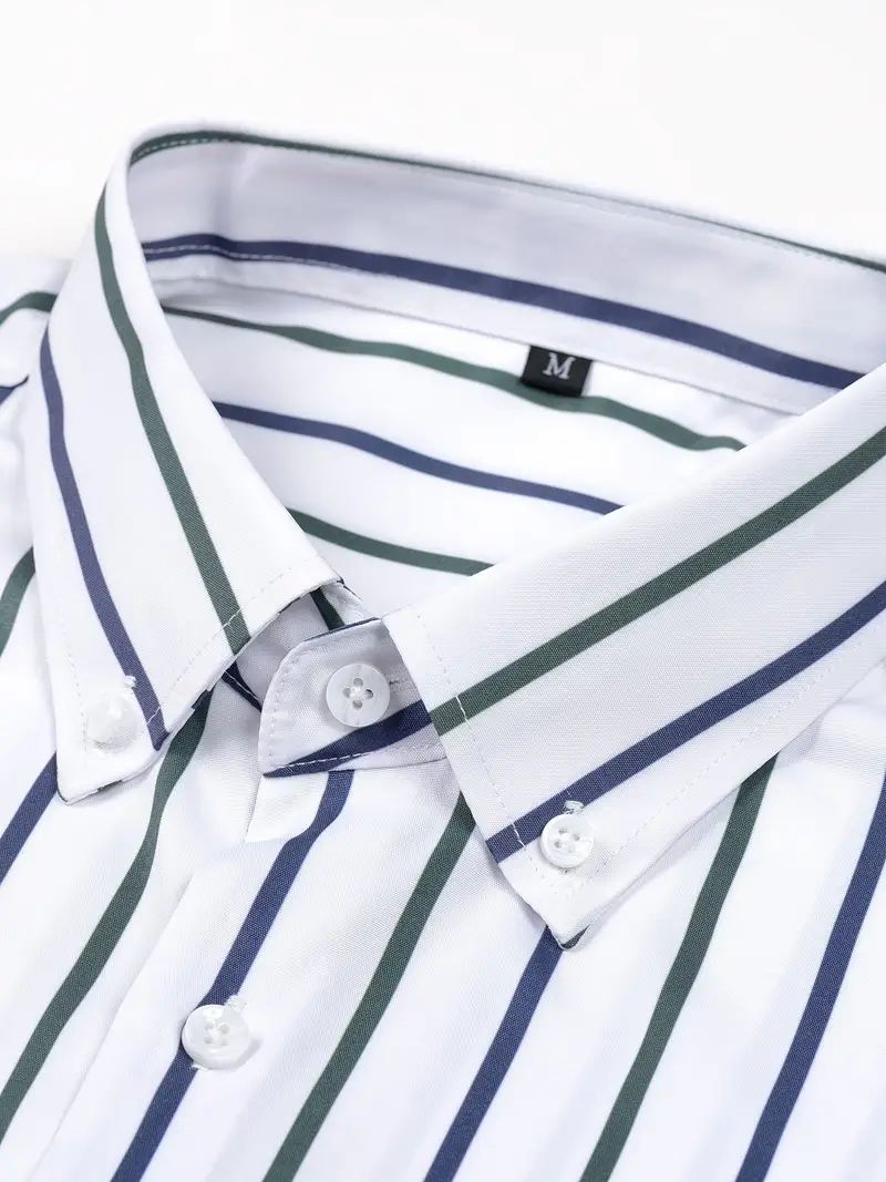 Brandon | Chic Striped Shirt - Image 12