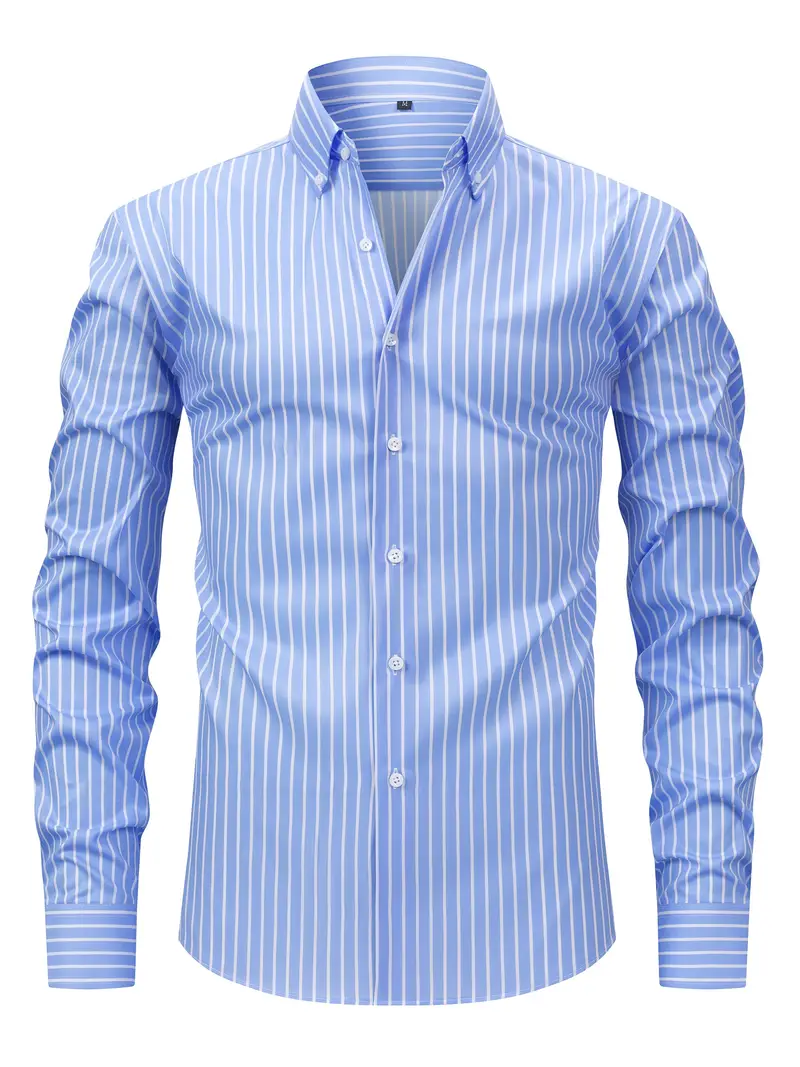 Brandon | Chic Striped Shirt - Image 3