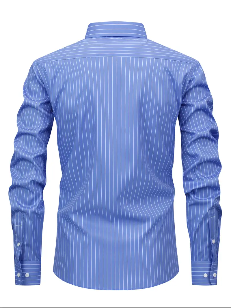 Brandon | Chic Striped Shirt - Image 8