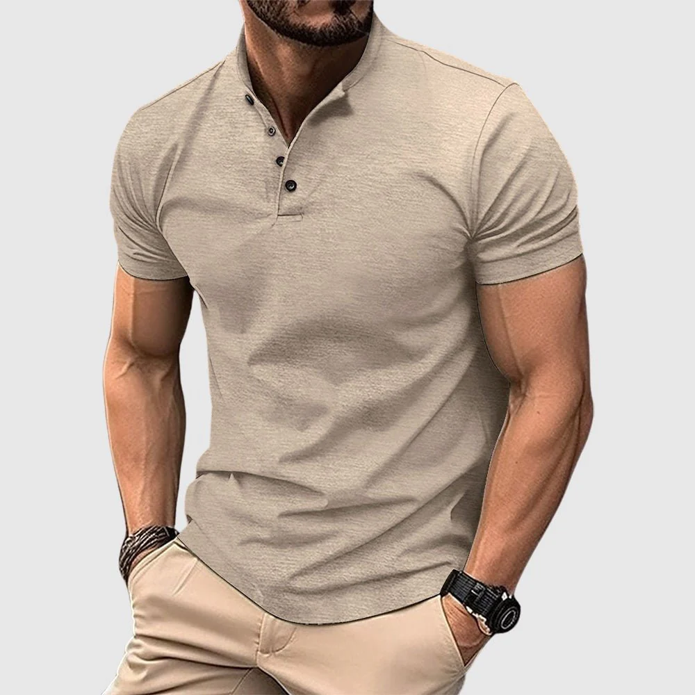 Brendan® | Henley Lightweight Polo For Summer - Image 4