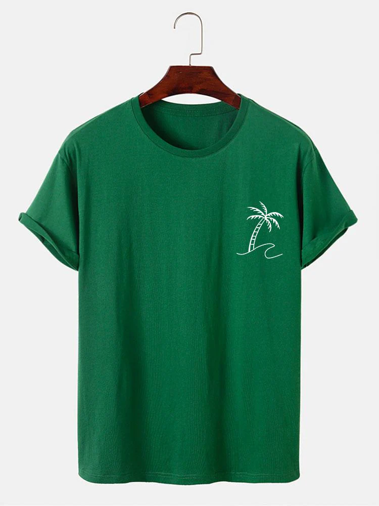 Brendan® | Palm Trees Print T-Shirt - Image 10