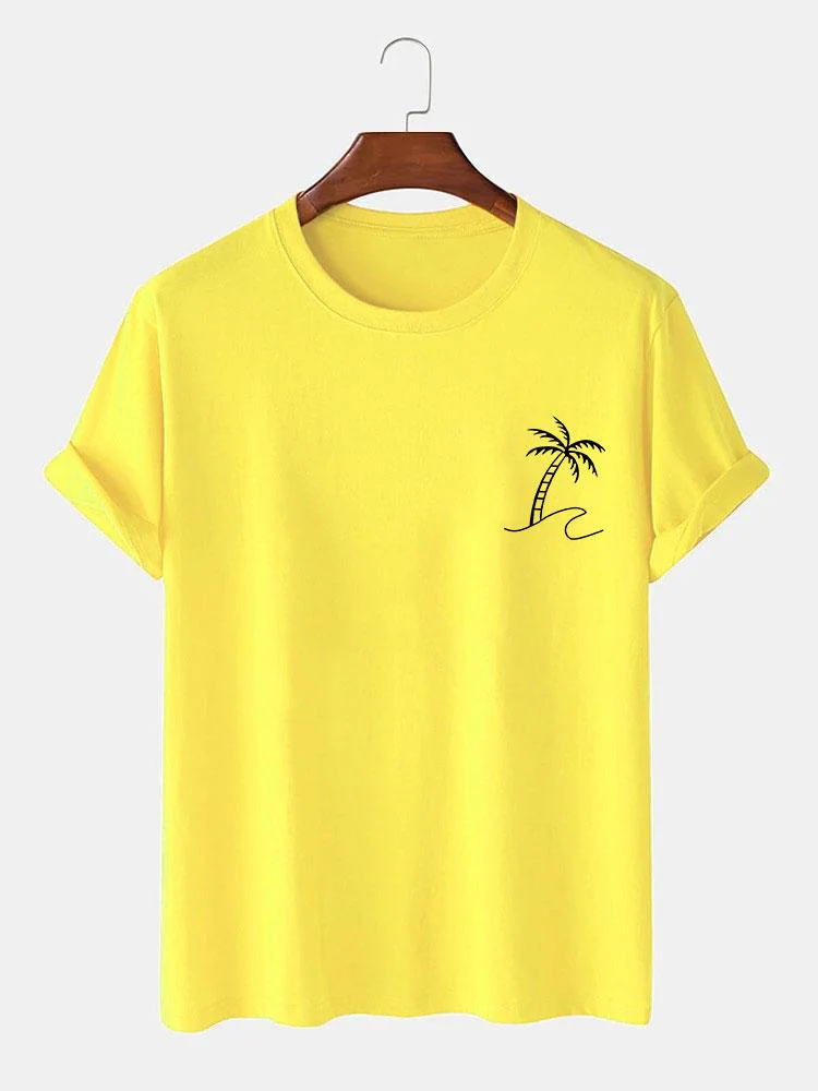 Brendan® | Palm Trees Print T-Shirt - Image 11