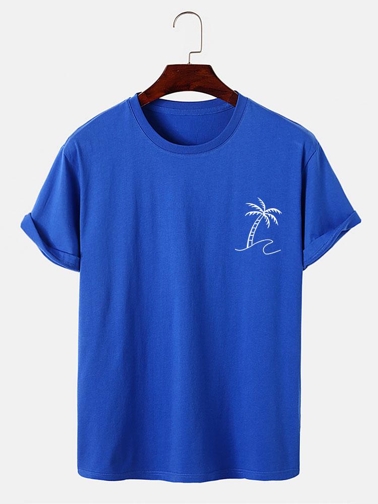 Brendan® | Palm Trees Print T-Shirt - Image 8