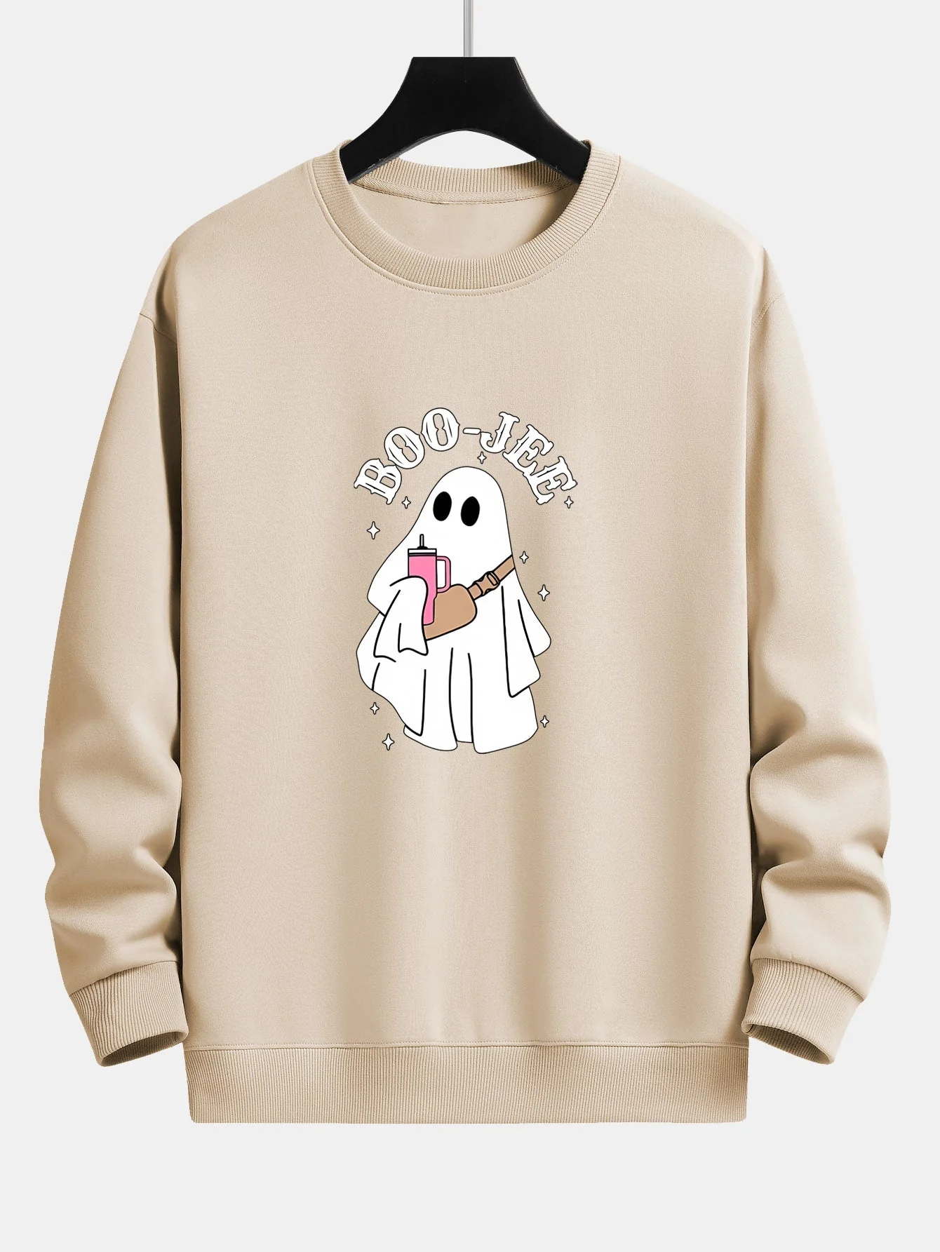 Breogán® | BOO JEE Ghost Print Relax Fit Sweatshirt - Image 10