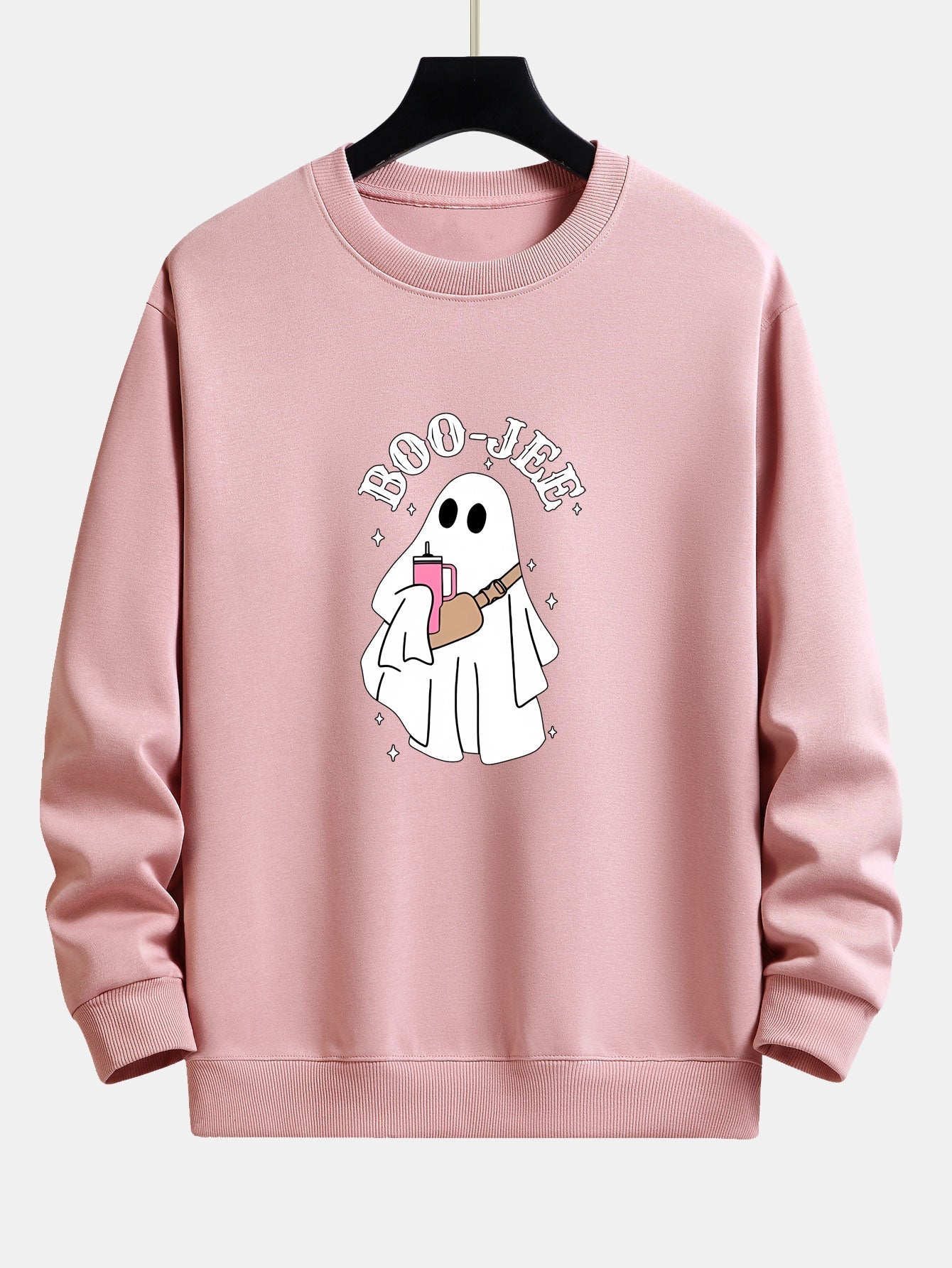 Breogán® | BOO JEE Ghost Print Relax Fit Sweatshirt - Image 8