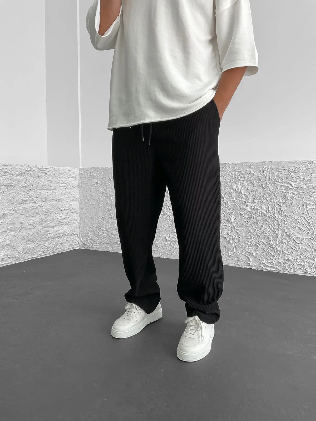 Brian® | Comfortable Ribbed Spandex Pants - Image 6