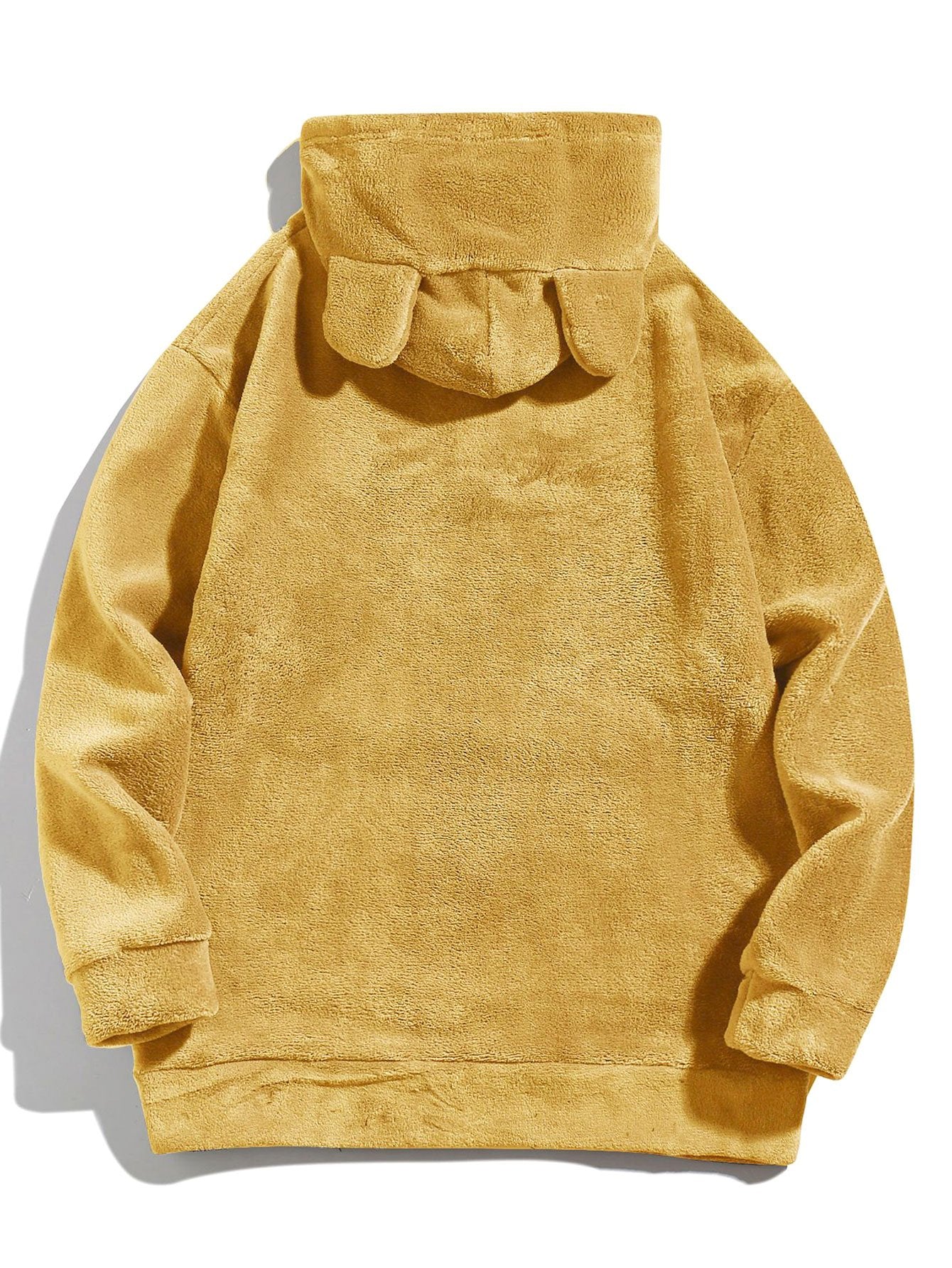 Brian | Relax Fit Teddy Fleece Hoodie With Ears - Image 2