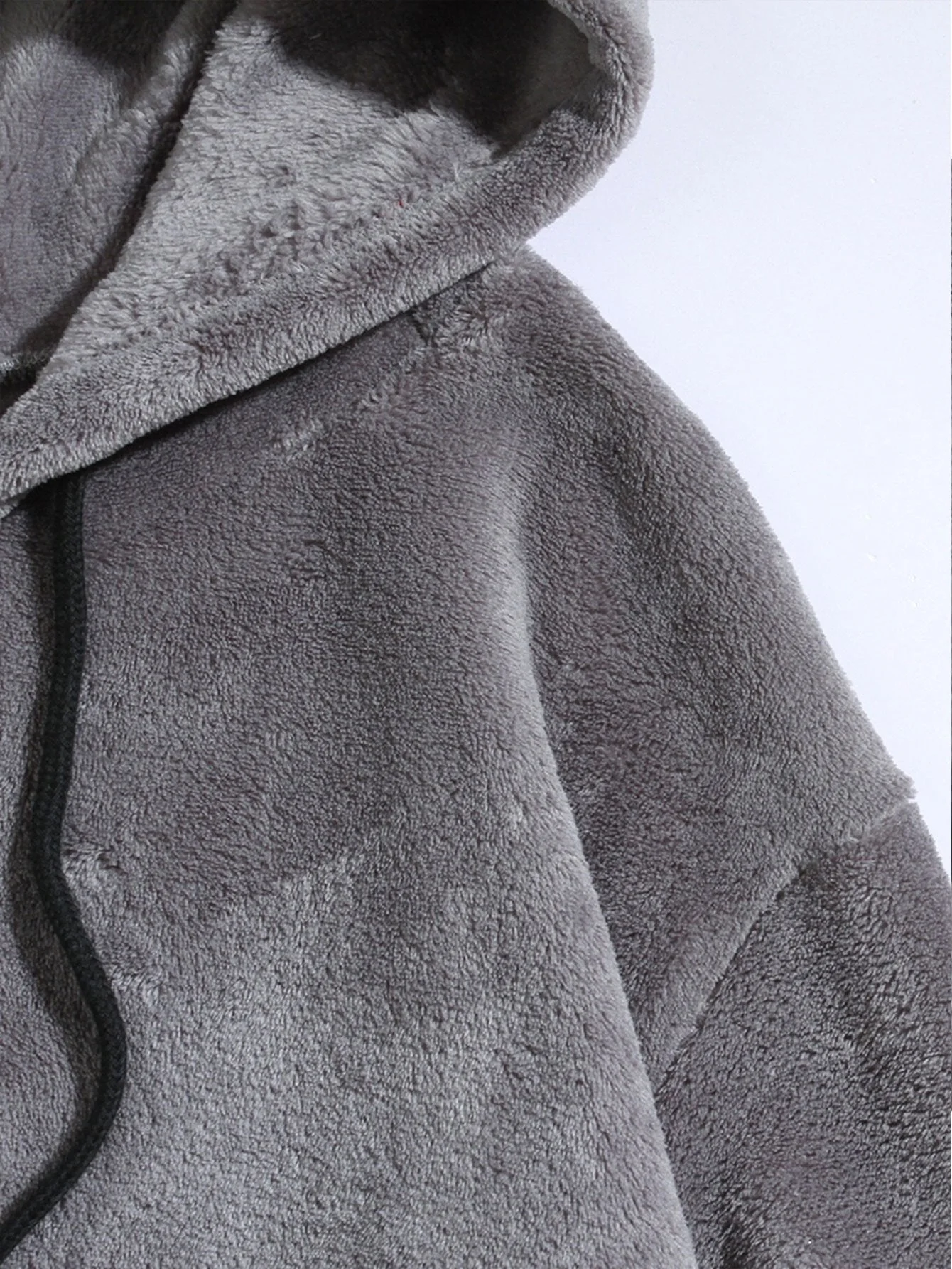 Brian | Relax Fit Teddy Fleece Hoodie With Ears - Image 4