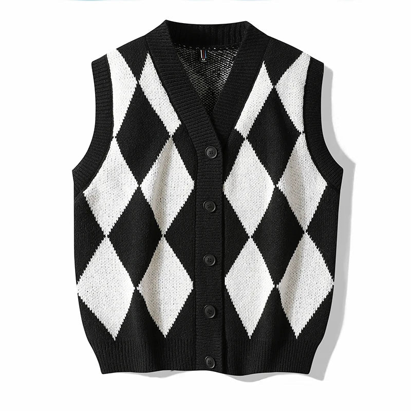 Brígido® | Argyle Wool Vest - Image 4