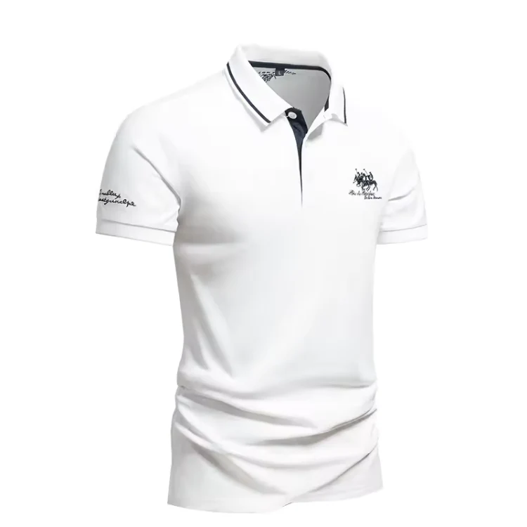 Brody® | Luxury Embroidered Cotton Polo For Men - Image 11
