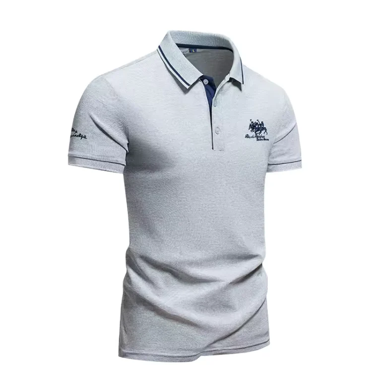 Brody® | Luxury Embroidered Cotton Polo For Men - Image 5
