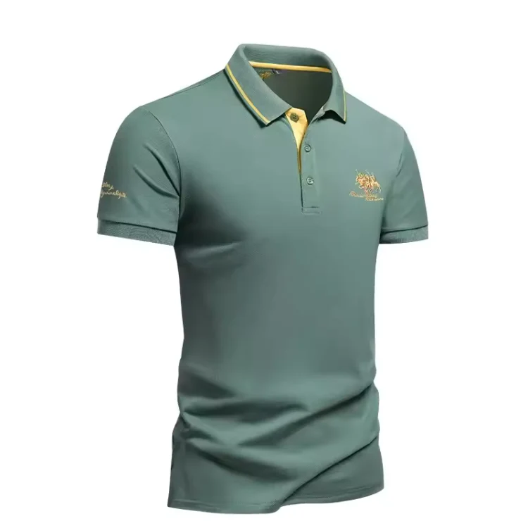 Brody® | Luxury Embroidered Cotton Polo For Men - Image 7