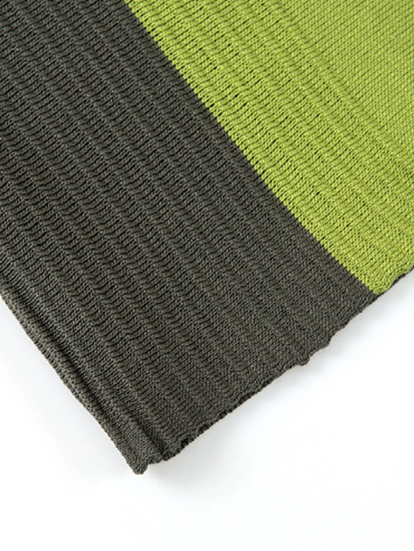 Brooks | Striped Short Sleeve Color Block Sweater Polo - Image 4