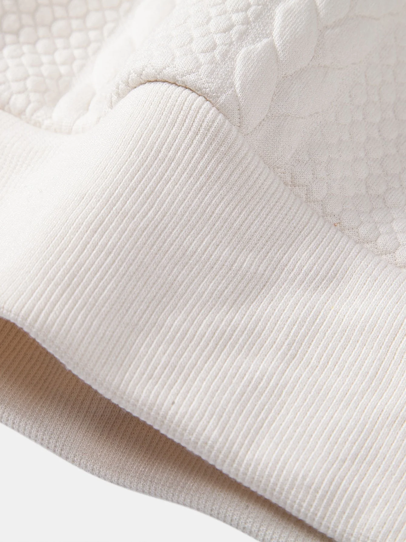 Bruce | Relax Fit Wheat Jacquard Hoodie - Image 5